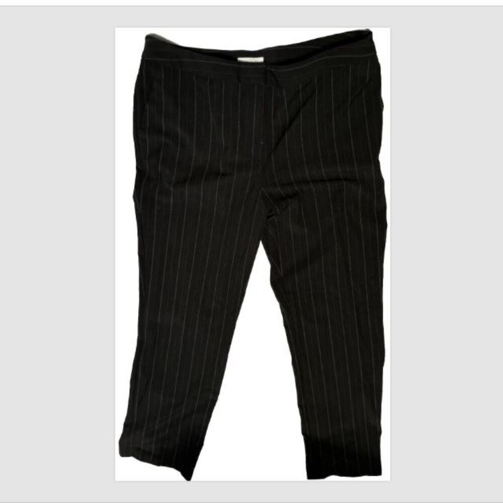 Charter Club Allison Fit Full Length Black Dress Pants Size 12